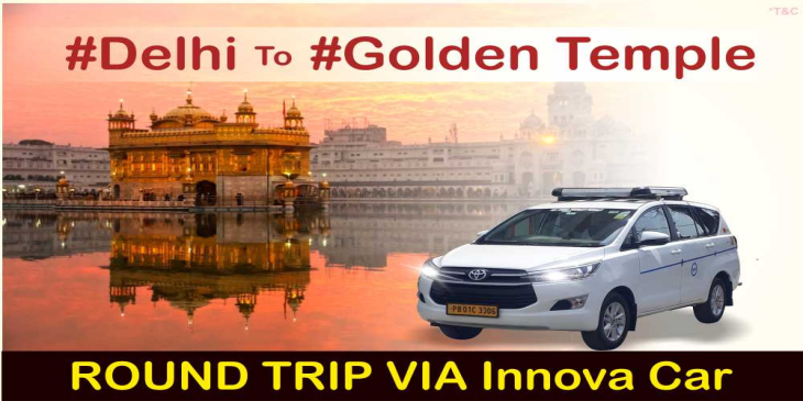Delhi to Golden Temple tour with hire Innova car Delhi to Golden Temple tour with hire Innova car